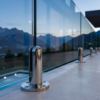 Stainless Steel Core-Drilled Glass Spigot
